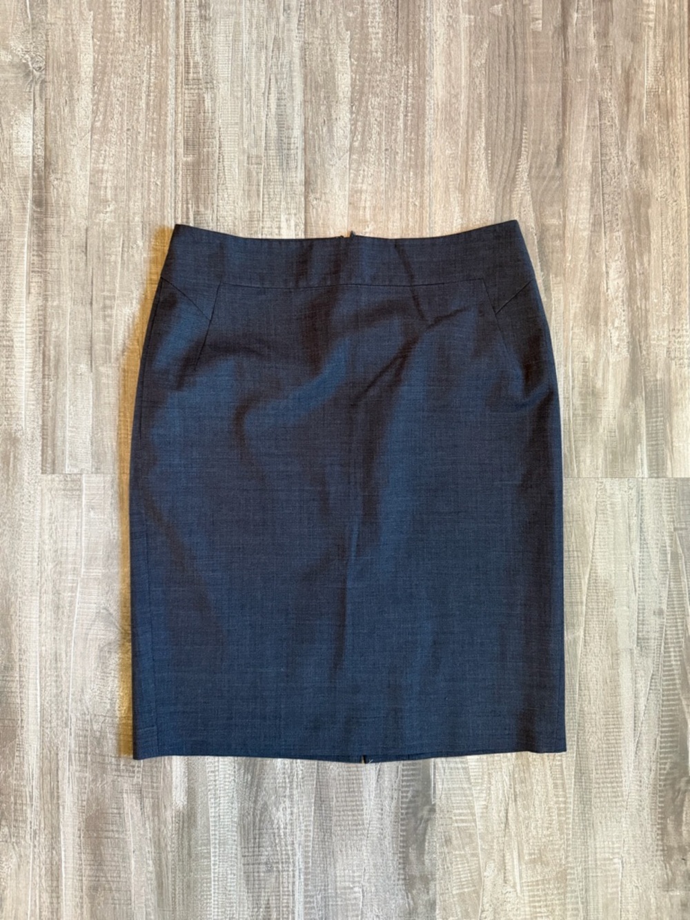 Ann Taylor Dark Navy Pencil Skirt - Sleek Workwear